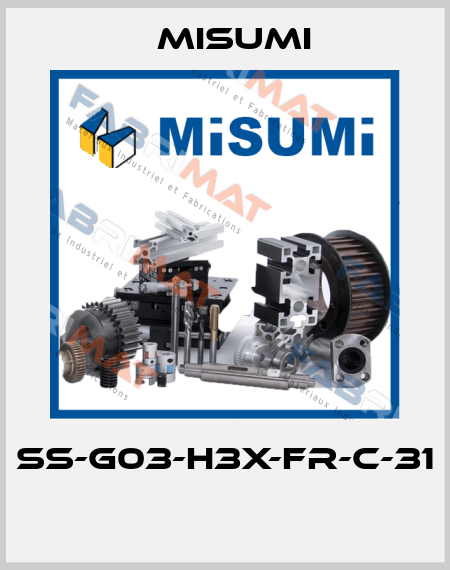 SS-G03-H3X-FR-C-31  Misumi