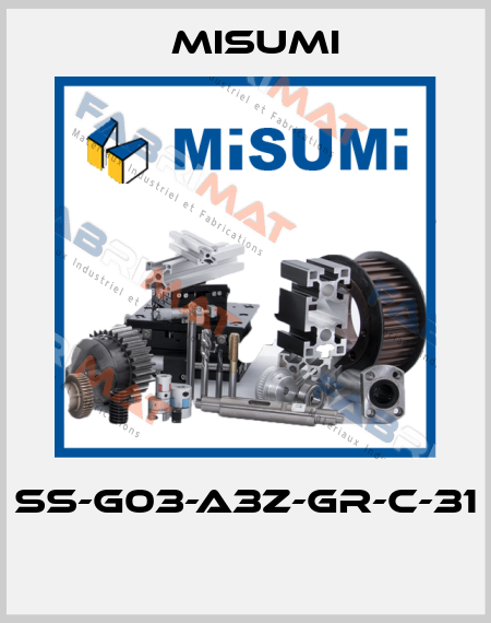 SS-G03-A3Z-GR-C-31  Misumi