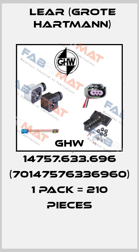 GHW 14757.633.696 (70147576336960) 1 pack = 210 pieces   Lear (Grote Hartmann)
