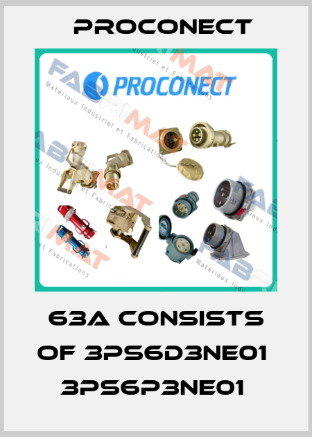 63A consists of 3PS6D3NE01    3PS6P3NE01  Proconect