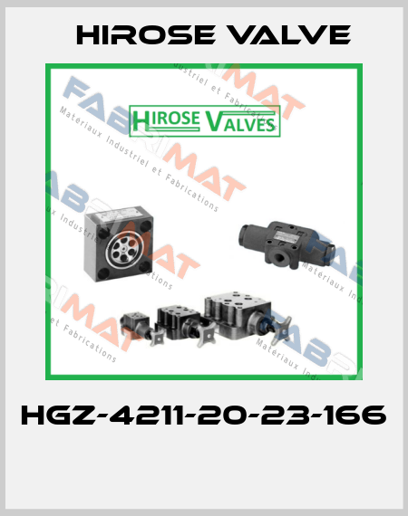 HGZ-4211-20-23-166  Hirose Valve