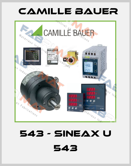 543 - Sineax U 543 Camille Bauer