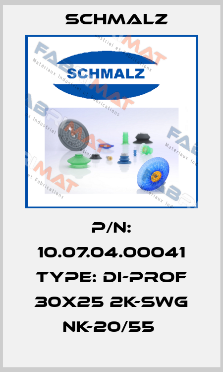 P/N: 10.07.04.00041 Type: DI-PROF 30x25 2K-SWG NK-20/55  Schmalz