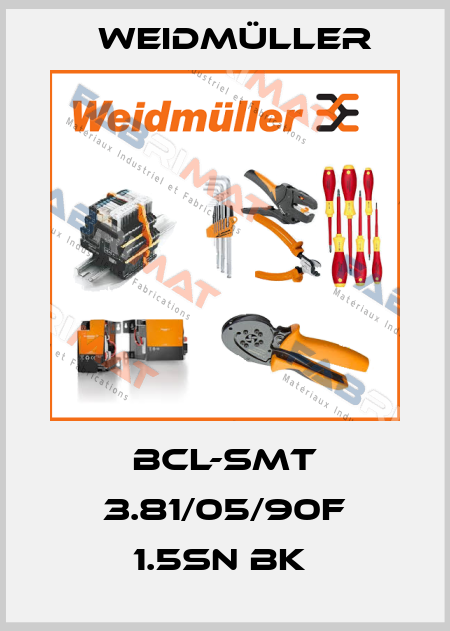 BCL-SMT 3.81/05/90F 1.5SN BK  Weidmüller