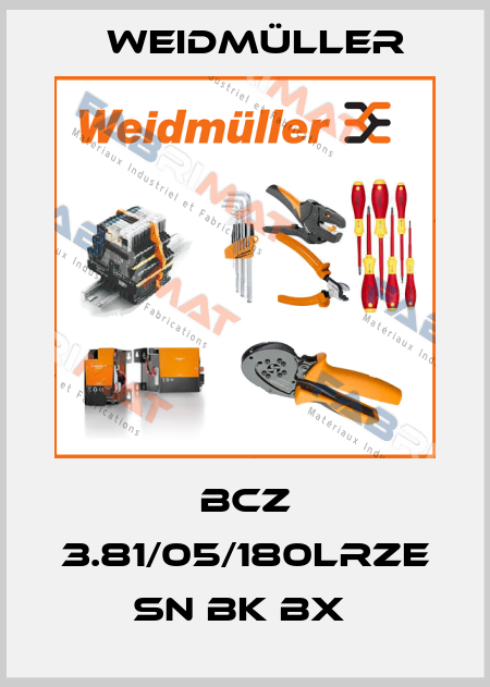 BCZ 3.81/05/180LRZE SN BK BX  Weidmüller