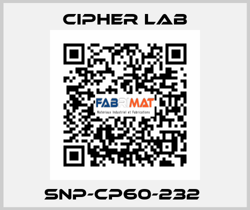 SNP-CP60-232  Cipher Lab