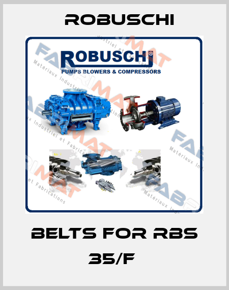 Belts for RBS 35/F  Robuschi