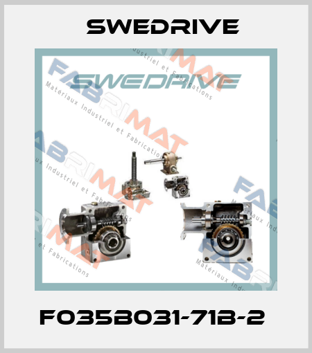 F035B031-71B-2  Swedrive
