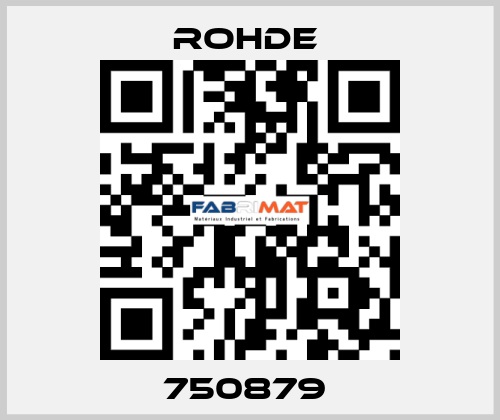 750879  Rohde 