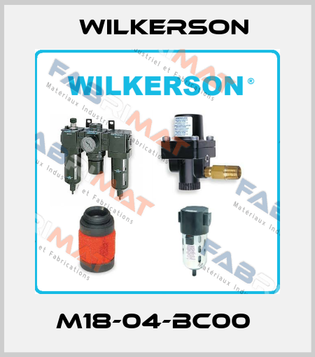 M18-04-BC00  Wilkerson