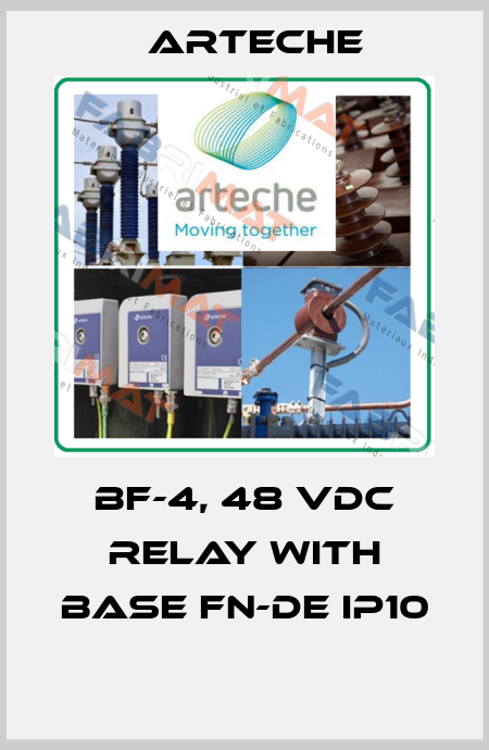 BF-4, 48 VDC relay with base FN-DE IP10  Arteche