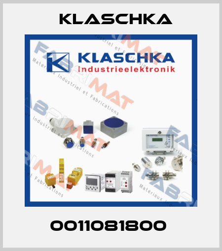 0011081800  Klaschka