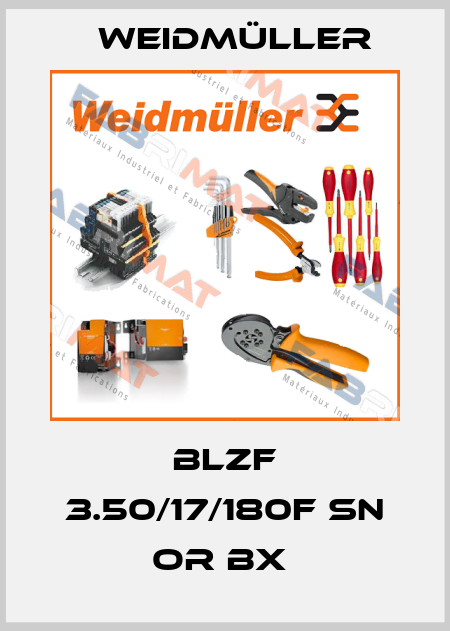 BLZF 3.50/17/180F SN OR BX  Weidmüller