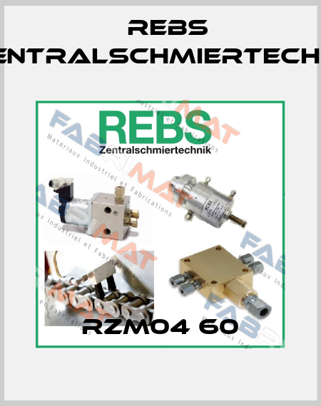 RZM04 60 Rebs Zentralschmiertechnik
