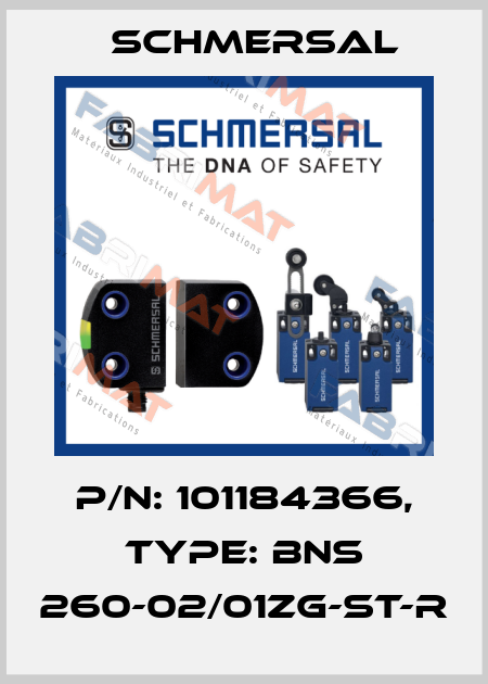 p/n: 101184366, Type: BNS 260-02/01ZG-ST-R Schmersal