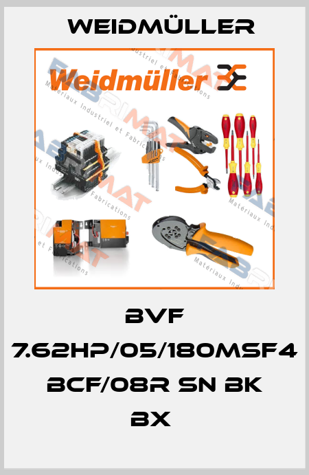 BVF 7.62HP/05/180MSF4 BCF/08R SN BK BX  Weidmüller