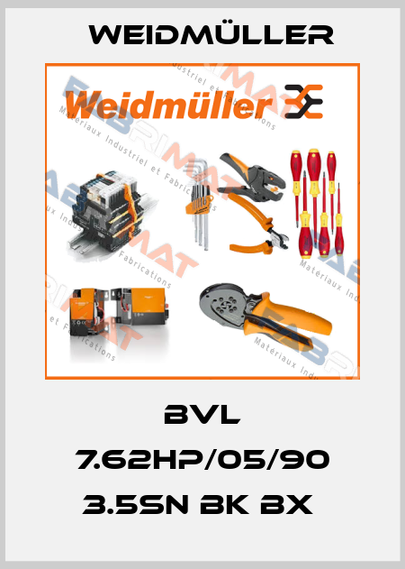 BVL 7.62HP/05/90 3.5SN BK BX  Weidmüller