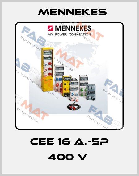 CEE 16 A.-5P 400 V  Mennekes