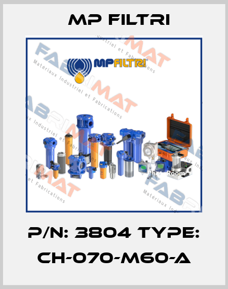 P/N: 3804 Type: CH-070-M60-A MP Filtri