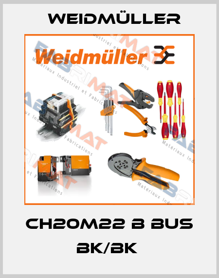 CH20M22 B BUS BK/BK  Weidmüller