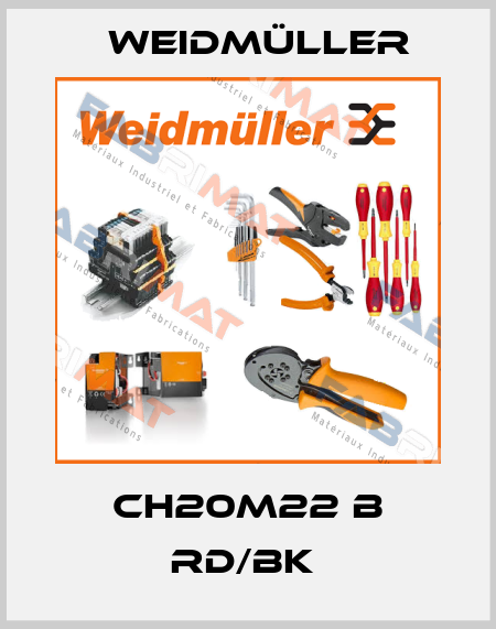CH20M22 B RD/BK  Weidmüller