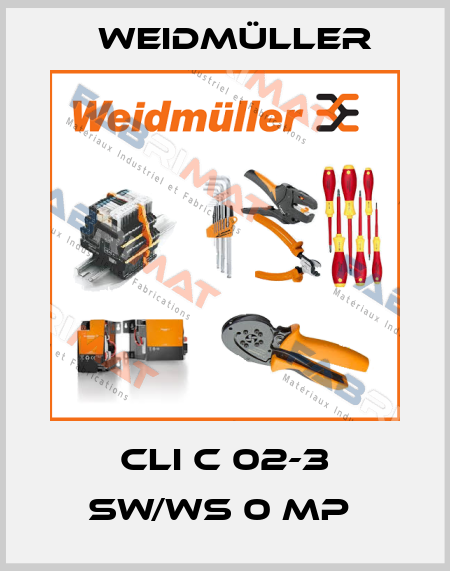 CLI C 02-3 SW/WS 0 MP  Weidmüller