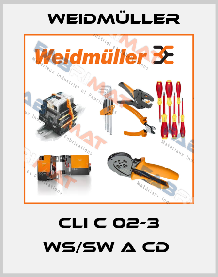CLI C 02-3 WS/SW A CD  Weidmüller