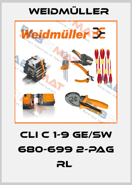 CLI C 1-9 GE/SW 680-699 2-PAG RL  Weidmüller