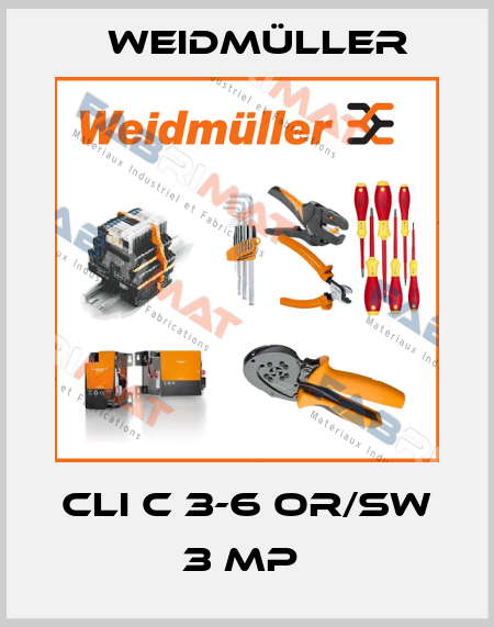 CLI C 3-6 OR/SW 3 MP  Weidmüller
