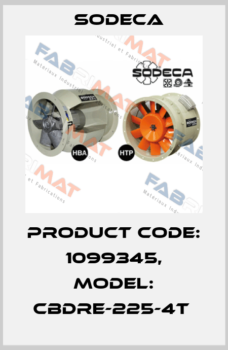Product Code: 1099345, Model: CBDRE-225-4T  Sodeca
