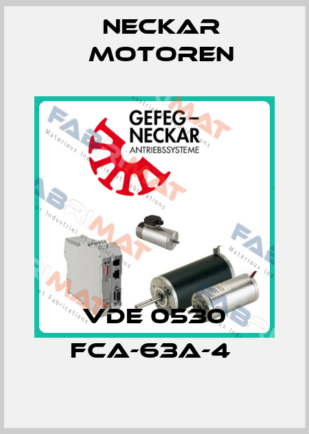 VDE 0530 FCA-63A-4  Neckar Motoren