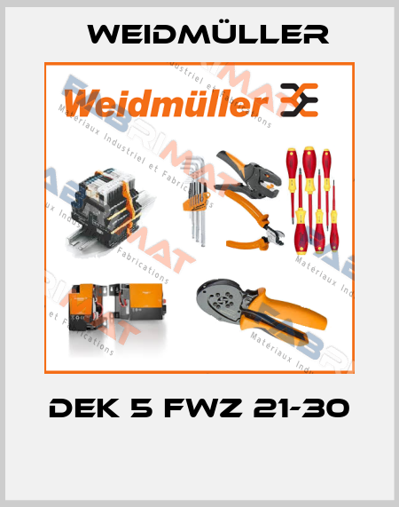 DEK 5 FWZ 21-30  Weidmüller