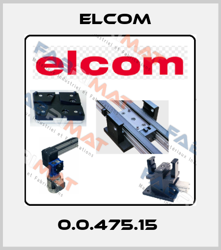 0.0.475.15  Elcom