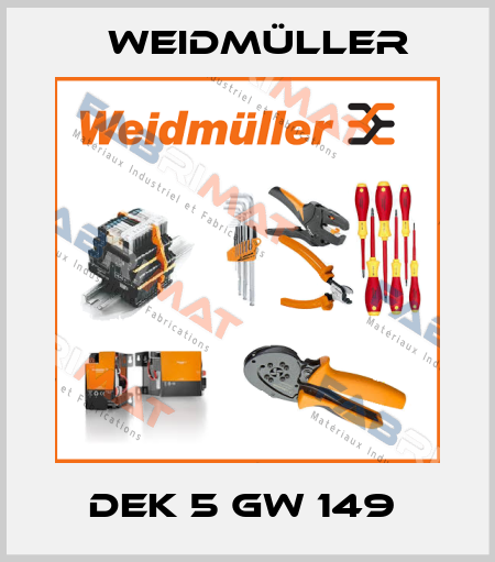 DEK 5 GW 149  Weidmüller