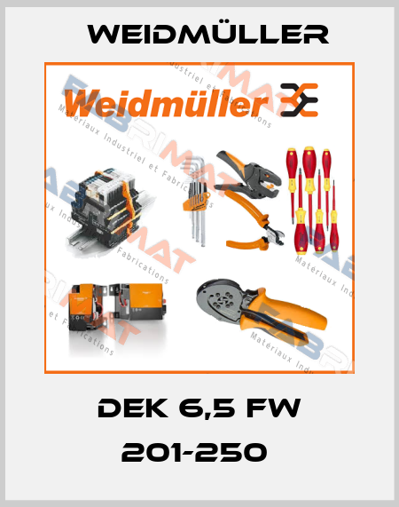 DEK 6,5 FW 201-250  Weidmüller