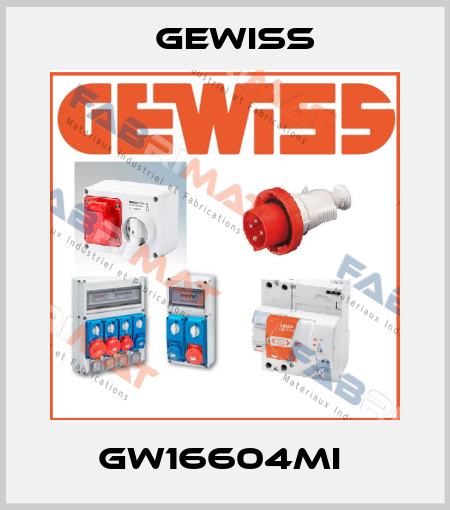 GW16604MI  Gewiss