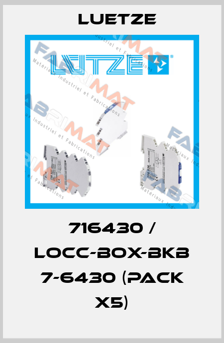 716430 / LOCC-Box-BKB 7-6430 (pack x5) Luetze