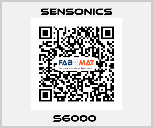 S6000  Sensonics