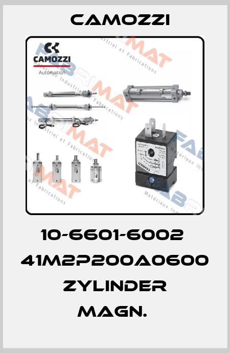 10-6601-6002  41M2P200A0600   ZYLINDER MAGN.  Camozzi