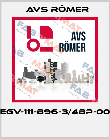 EGV-111-B96-3/4BP-00  Avs Römer
