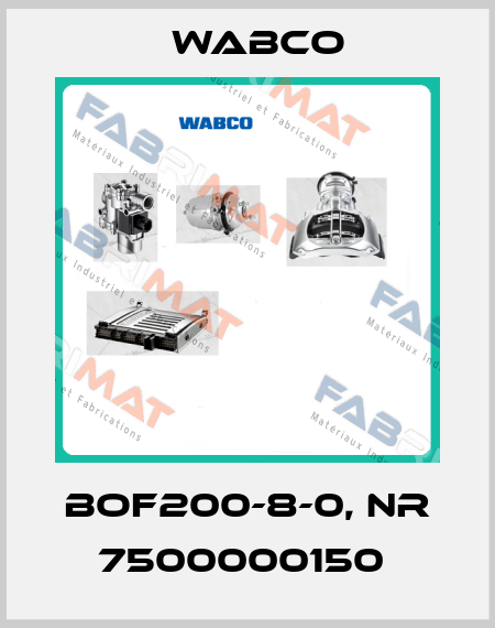 BOF200-8-0, Nr 7500000150  Wabco