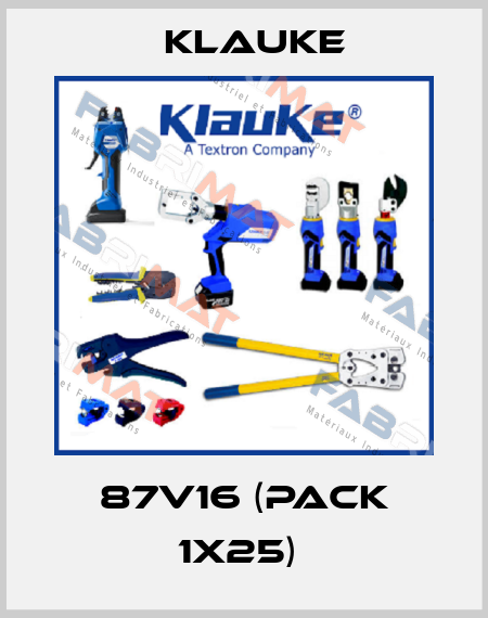 87V16 (pack 1x25)  Klauke