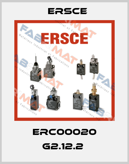 ERC00020 G2.12.2  Ersce