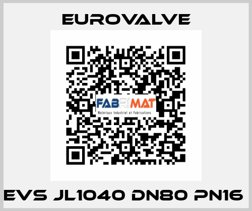 EVS JL1040 DN80 PN16  Eurovalve