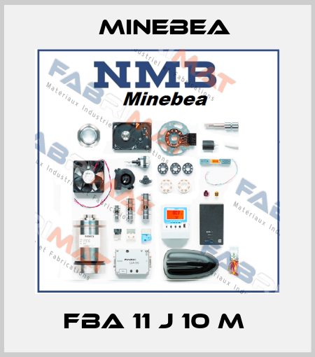 FBA 11 J 10 M  Minebea
