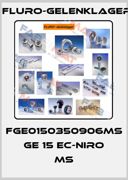 FGE0150350906MS GE 15 EC-NIRO MS FLURO-Gelenklager