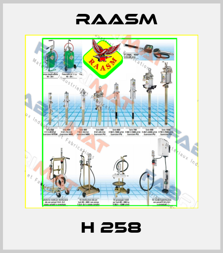 H 258 Raasm
