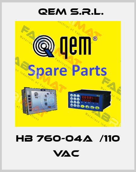 HB 760-04A  /110 VAC  QEM S.r.l.