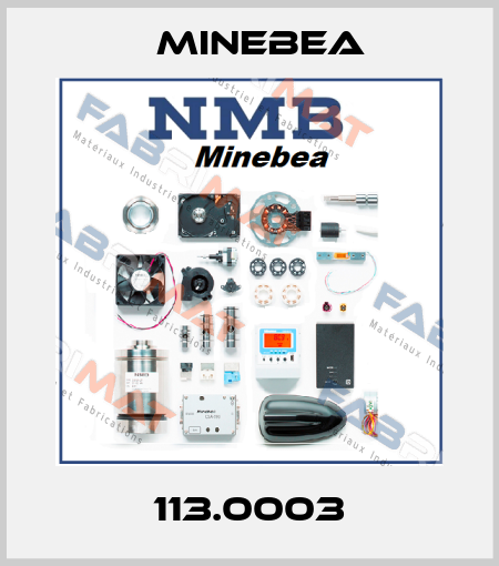 113.0003 Minebea