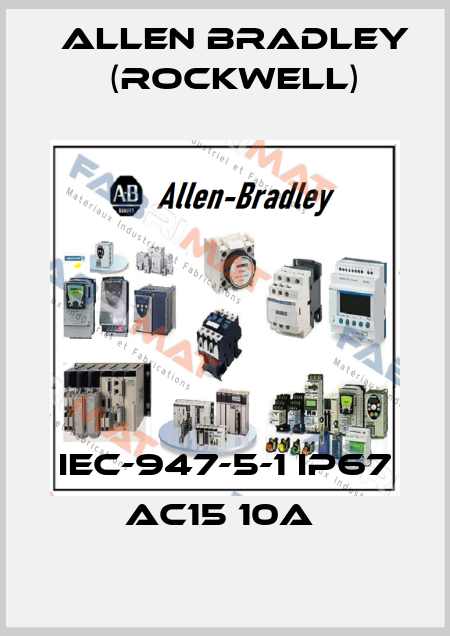 IEC-947-5-1 IP67 AC15 10A  Allen Bradley (Rockwell)